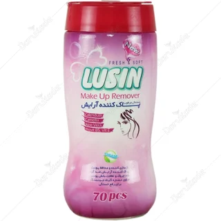 دستمال مرطوب پاک کننده آرایش 70 عددی لوسین