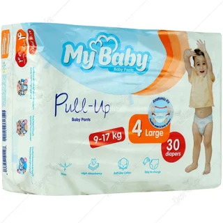 پوشک شورتی بچه پول آپ بزرگ سایز 4 مای بیبی