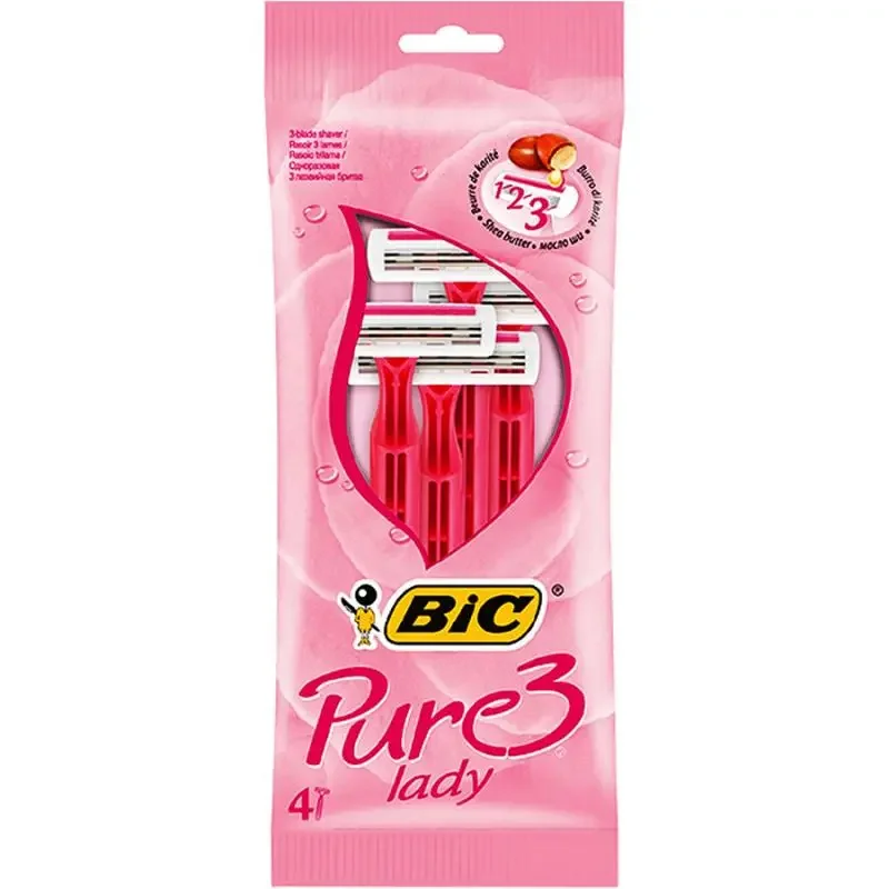 خودتراش بیک مدل Pure Lady3 بسته 4 عددی
