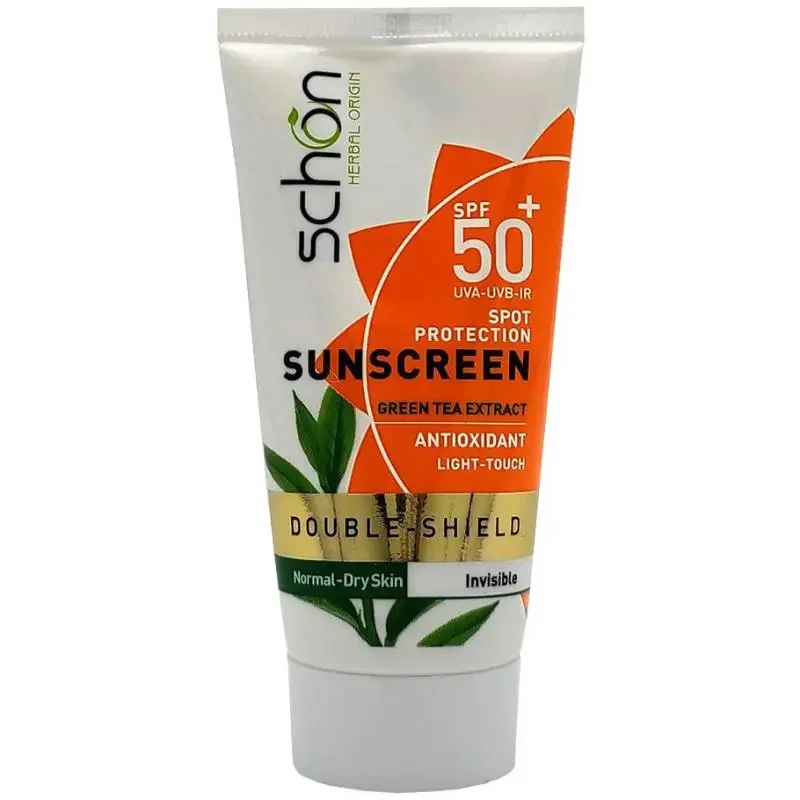 کرم ضد آفتاب شون بی رنگ مناسب برای پوست خشک SPF 50