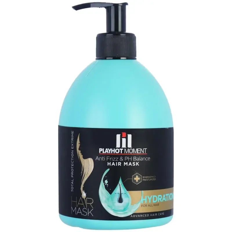 ماسک مو با آبکشی پلی هات مومنت مدل Anti Frizz And Ph Balance