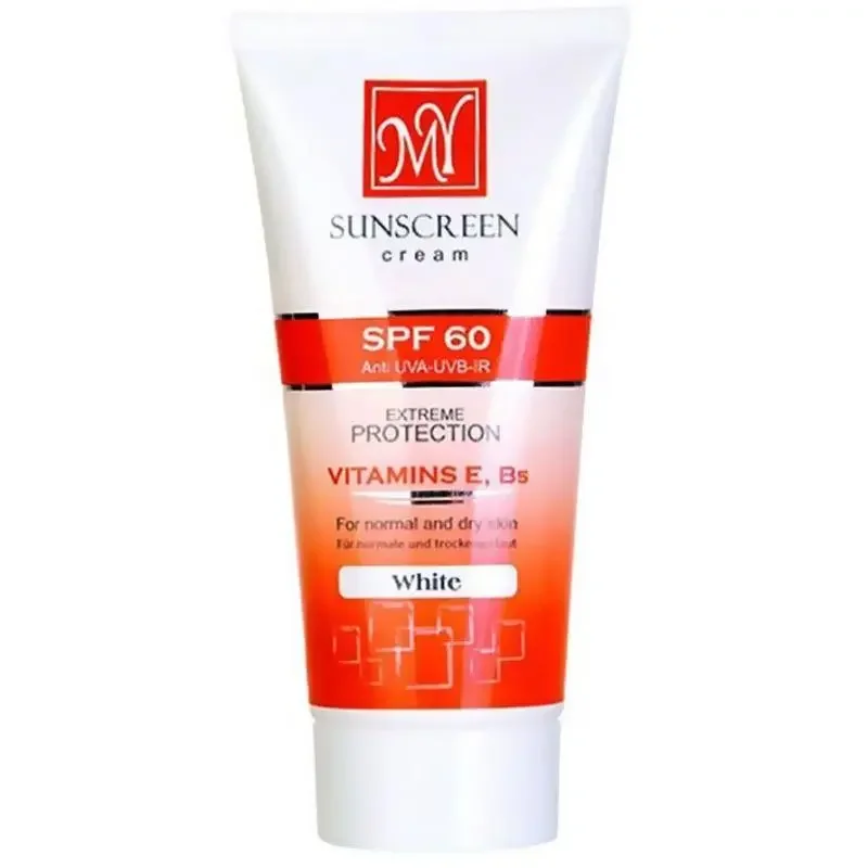 کرم ضد آفتاب مای بی رنگ مناسب برای پوست نرمال و خشک SPF 60