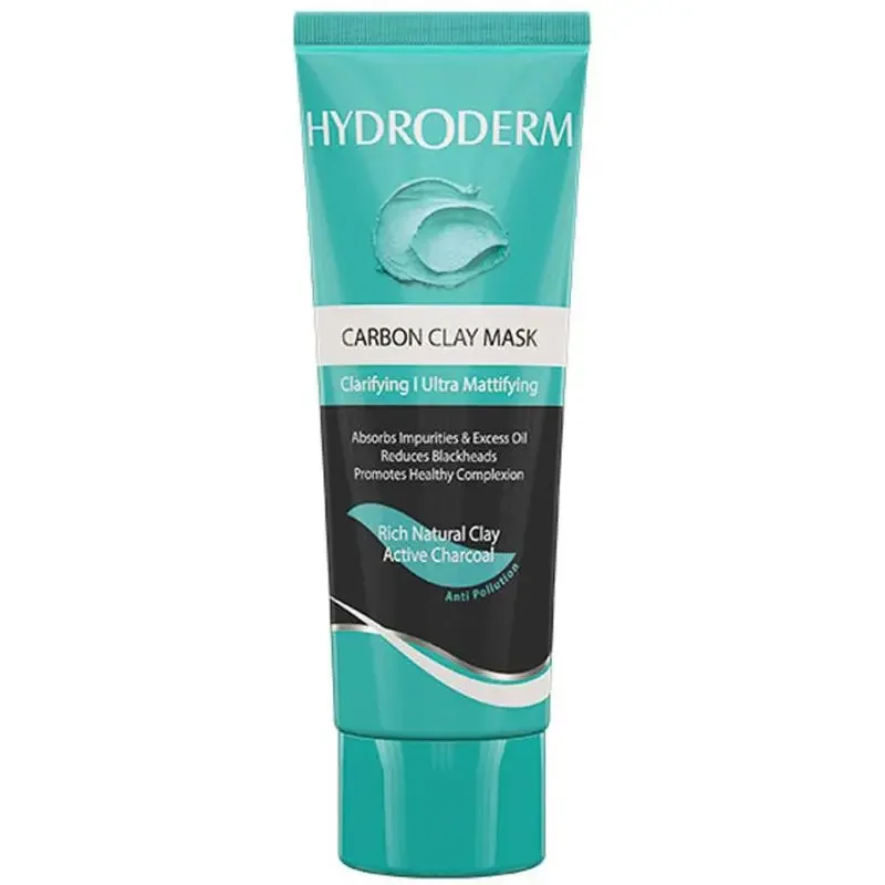 ماسک صورت پاک کننده هیدرودرم مدل Carbon Clay