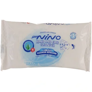 دستمال مرطوب نینو مدل Cleanser Refresher بسته 10 عددی