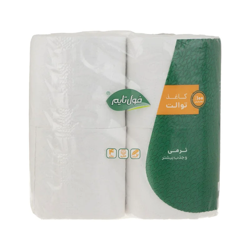 دستمال توالت فول تایم 4 عددی