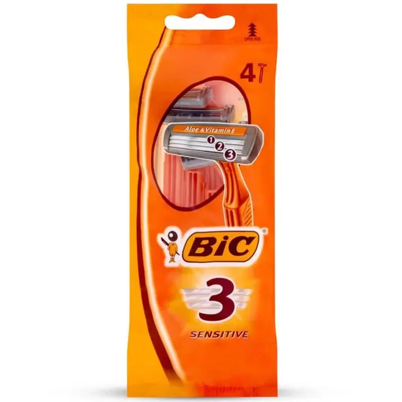خودتراش بیک مدل Sensitive بسته 4 عددی