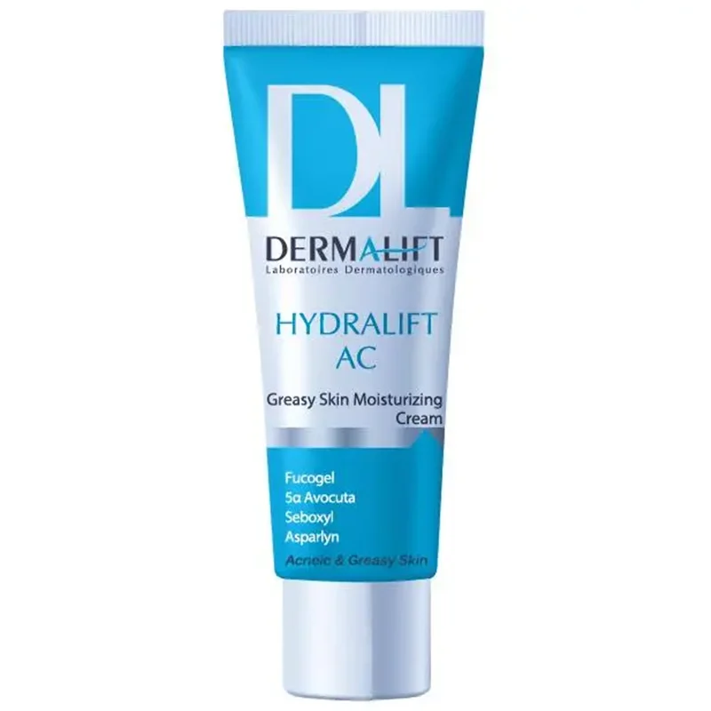 کرم مرطوب کننده درمالیفت مناسب پوست چرب مدل HYDRALIFT AC