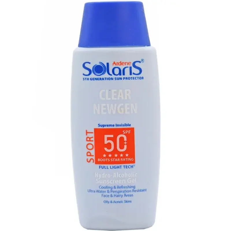 ژل کرم ضد آفتاب آردن مناسب برای پوست چرب و جوش دار SPF 50 مدل Clear Newgen ظرفیت 100 میلی لیتر