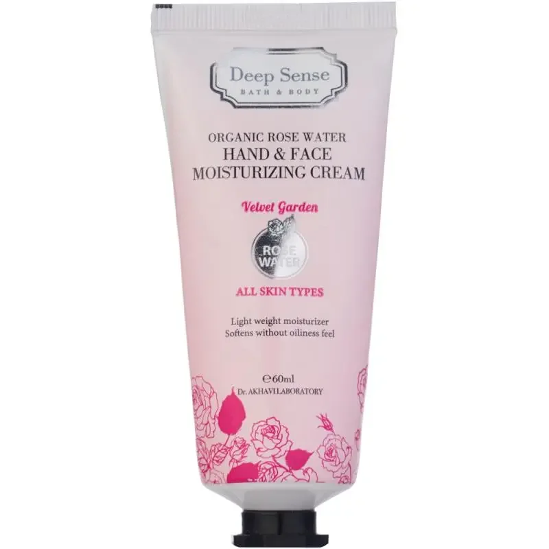 کرم مرطوب کننده دست و صورت دیپ سنس مدل Rose Water