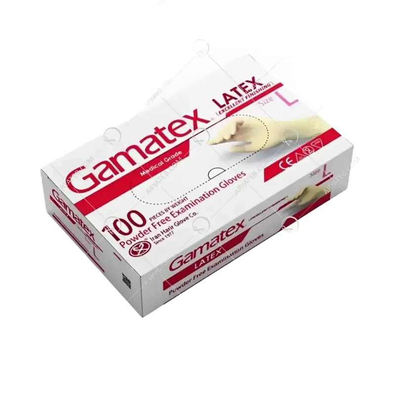 دستکش لاتکس گاماتکس حریر