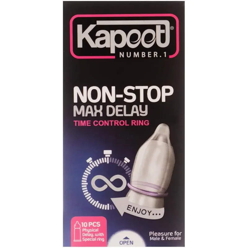 کاندوم کاپوت مدل Non Stop Max Delay بسته 10 عددی