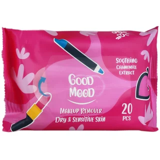 دستمال مرطوب آرایش پاک کن پوست خشک و حساس گود مود