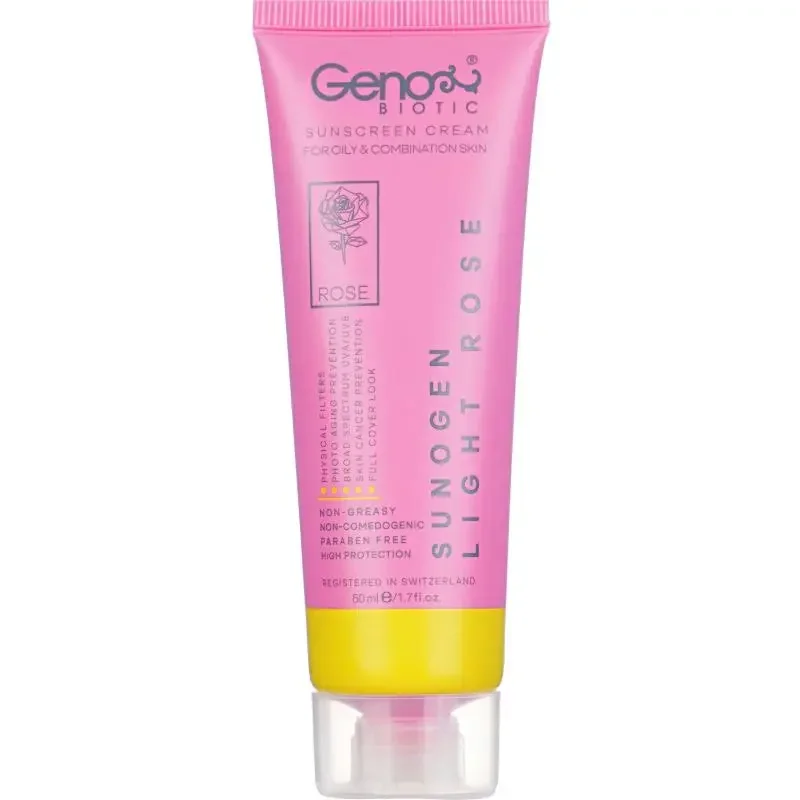 کرم ضد آفتاب ژوت رز روشن مناسب برای پوست چرب و مختلط SPF 50